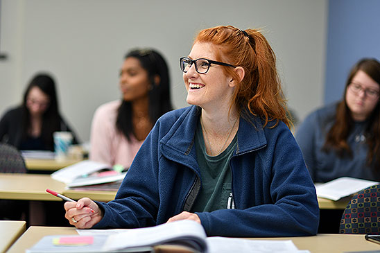 Smiling Students in Class