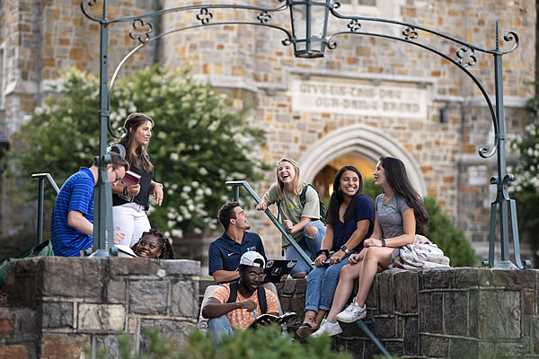 Students at Berry's Ford Building